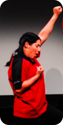 May from Houston brings the power of comedy to the field